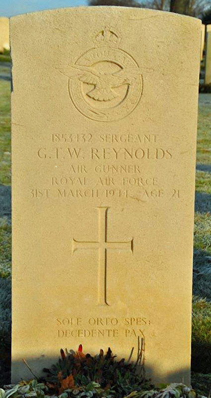 Sgt Gerald Thomas Wilfred Reynolds<br /><br /><br />died on active duty - March 31st, 1944